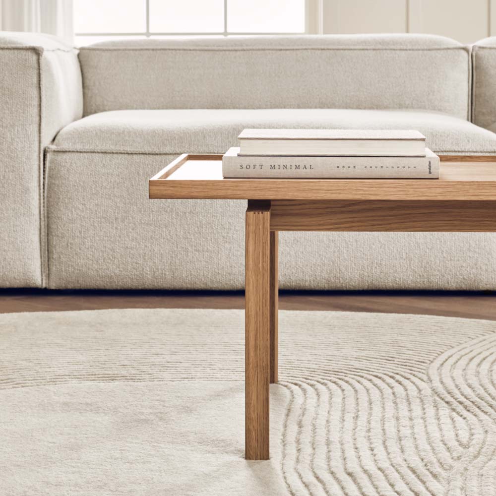 Bolia - zen vloerkleed shaped 140x144.5 cm
