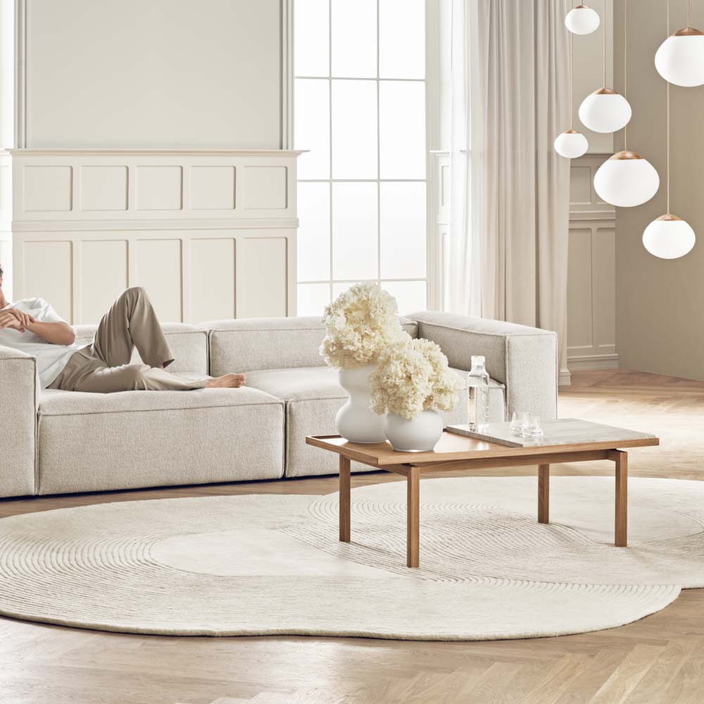 Bolia - zen vloerkleed shaped 140x144.5 cm