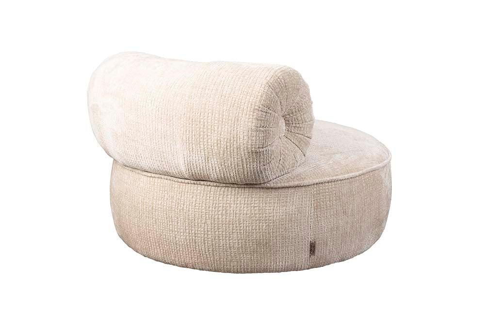 DutchBone - Tilbury Loungestoel Naturel Beige