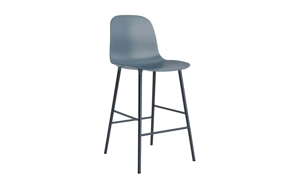 Normann Copenhagen - Form barstoel 65 cm staal (set van 2)