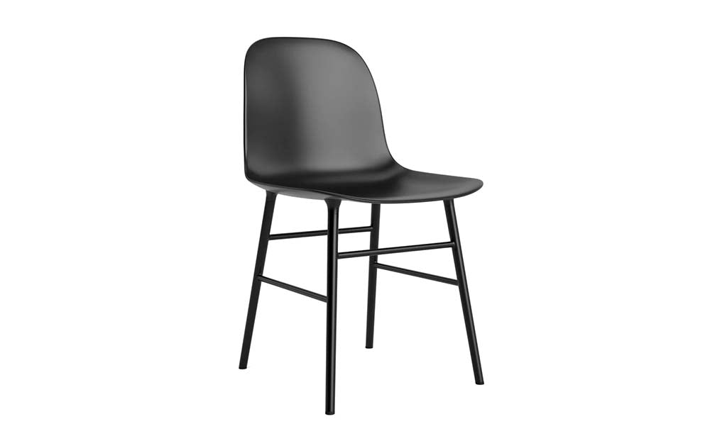 Normann Copenhagen - Form eetkamerstoel onderstel staal (set van 2)