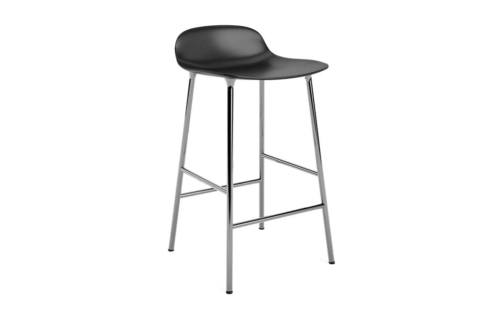 Normann Copenhagen - Form barkruk 65 cm chroom (set van 2)