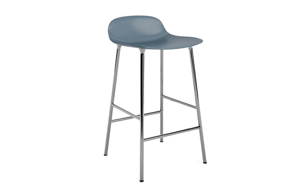 Normann Copenhagen - Form barkruk 65 cm chroom (set van 2)