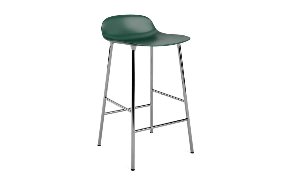 Normann Copenhagen - Form barkruk 65 cm chroom (set van 2)