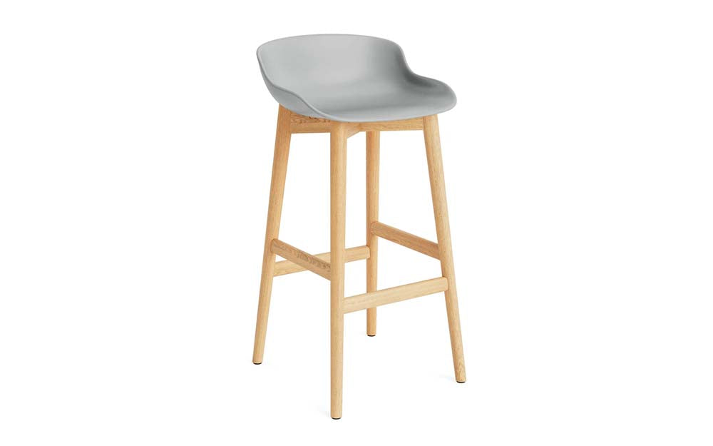 Normann Copenhagen - Hyg barkruk 75 cm eiken (set van 2)