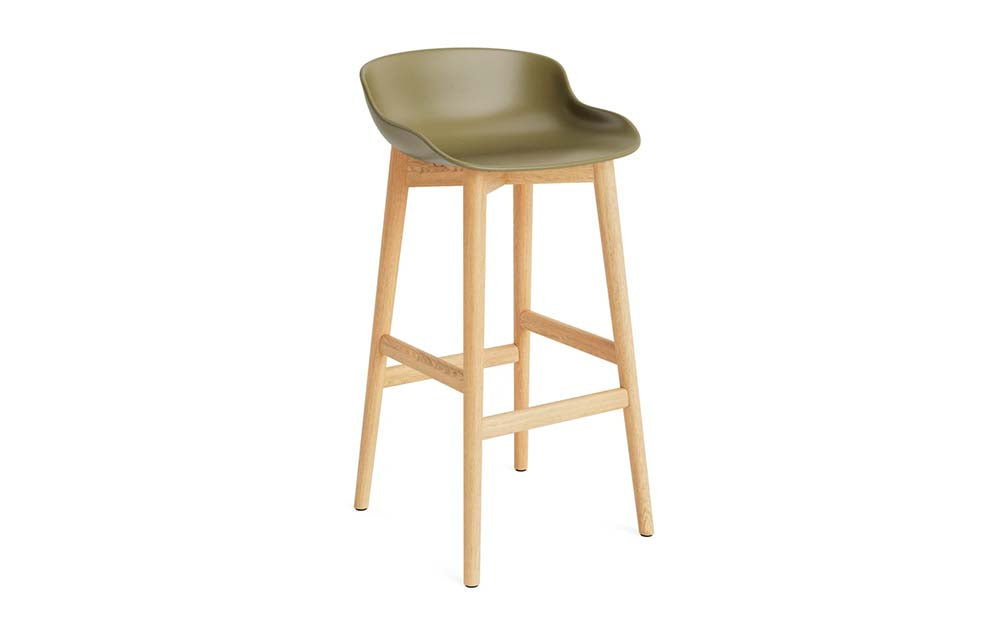 Normann Copenhagen - Hyg barkruk 75 cm eiken (set van 2)
