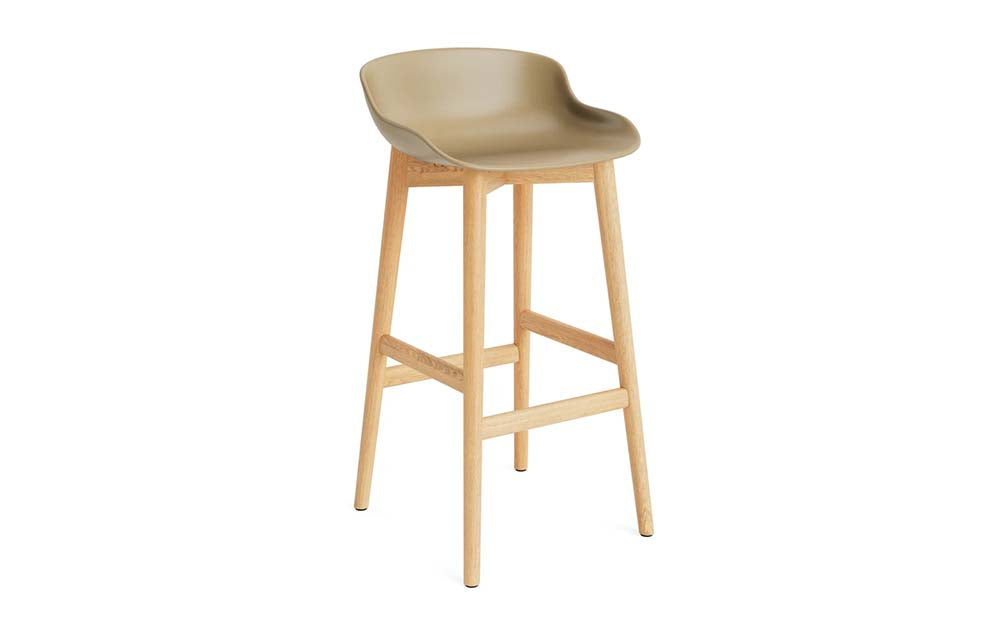 Normann Copenhagen - Hyg barkruk 75 cm eiken (set van 2)