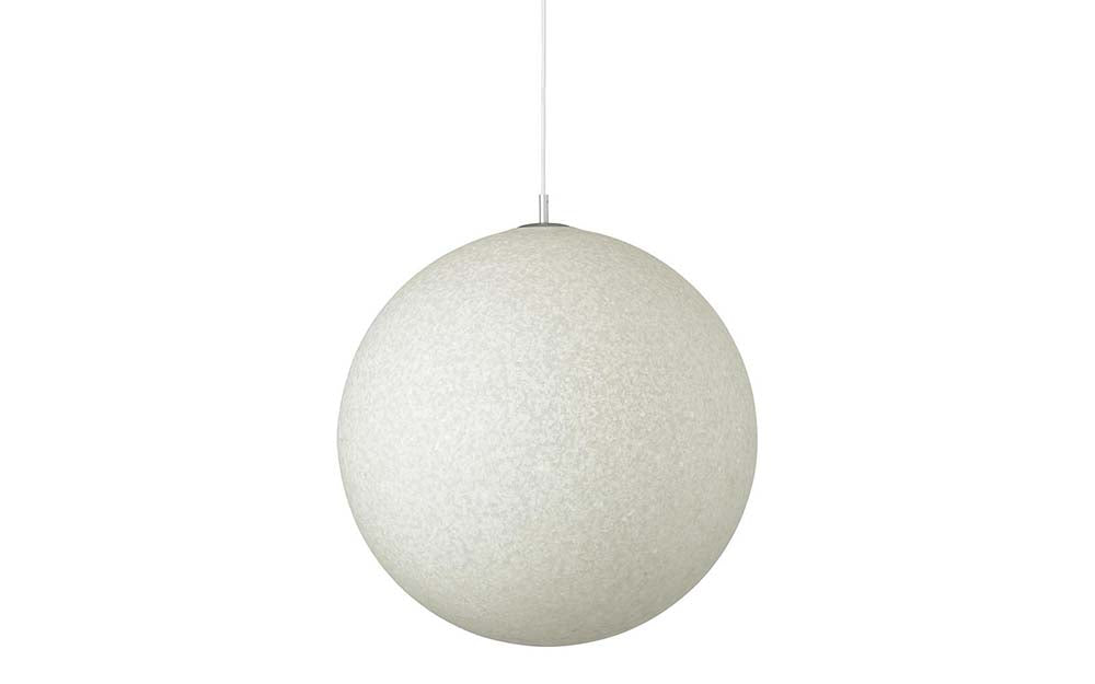 Witte industriële hanglamp van 100% gerecycled polyethyleen