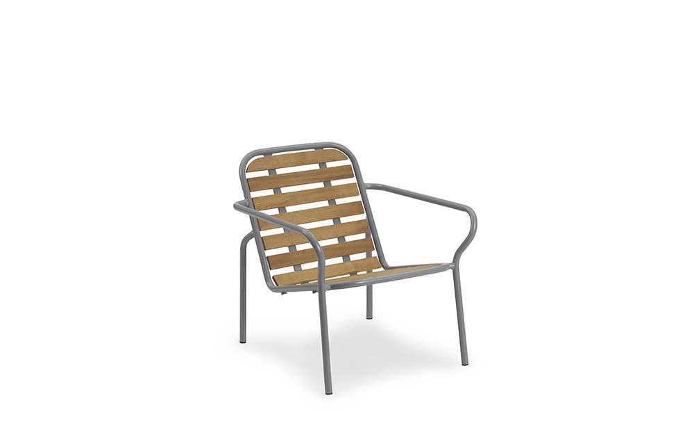 Normann Copenhagen - Vig lounge tuinstoel Robinia