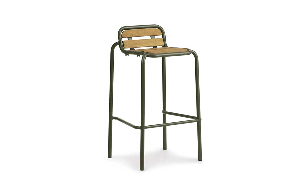 Normann Copenhagen - Vig barkruk 75 cm Robinia (set van 2)