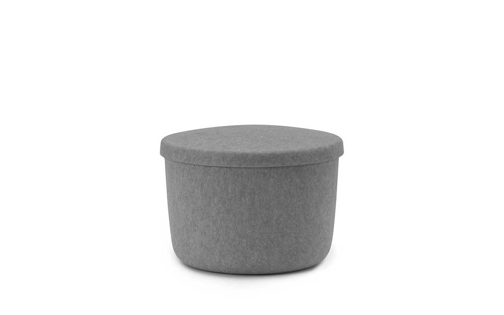 Normann Copenhagen - Hide poef opberger small