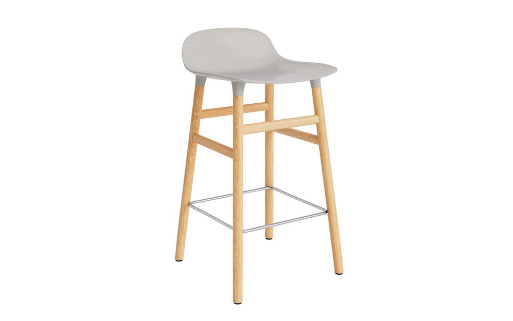 Normann Copenhagen - Form barkruk 65 cm eiken (set van 2)