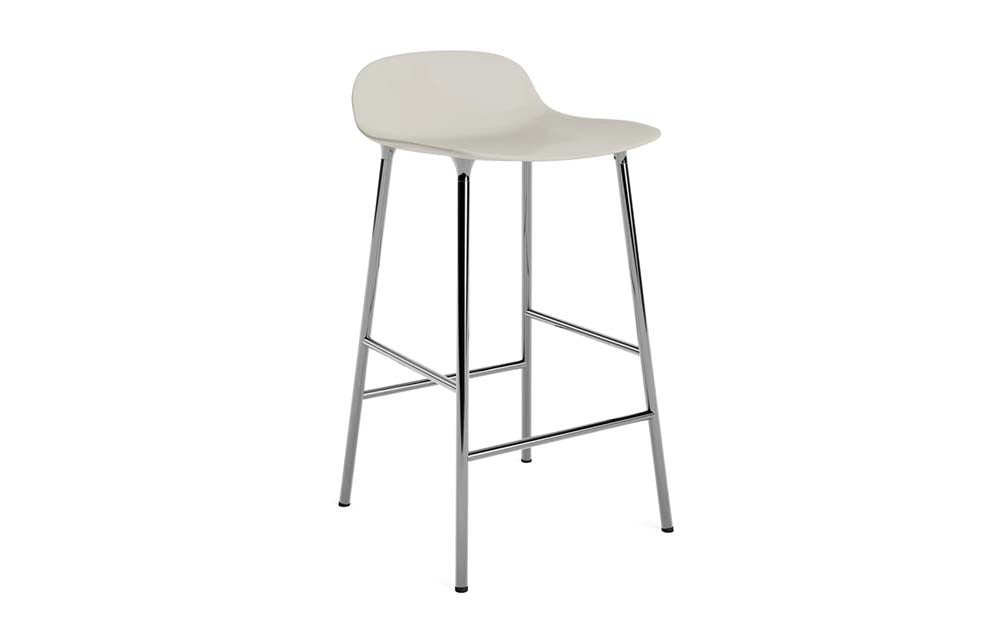 Normann Copenhagen - Form barkruk 65 cm chroom (set van 2)