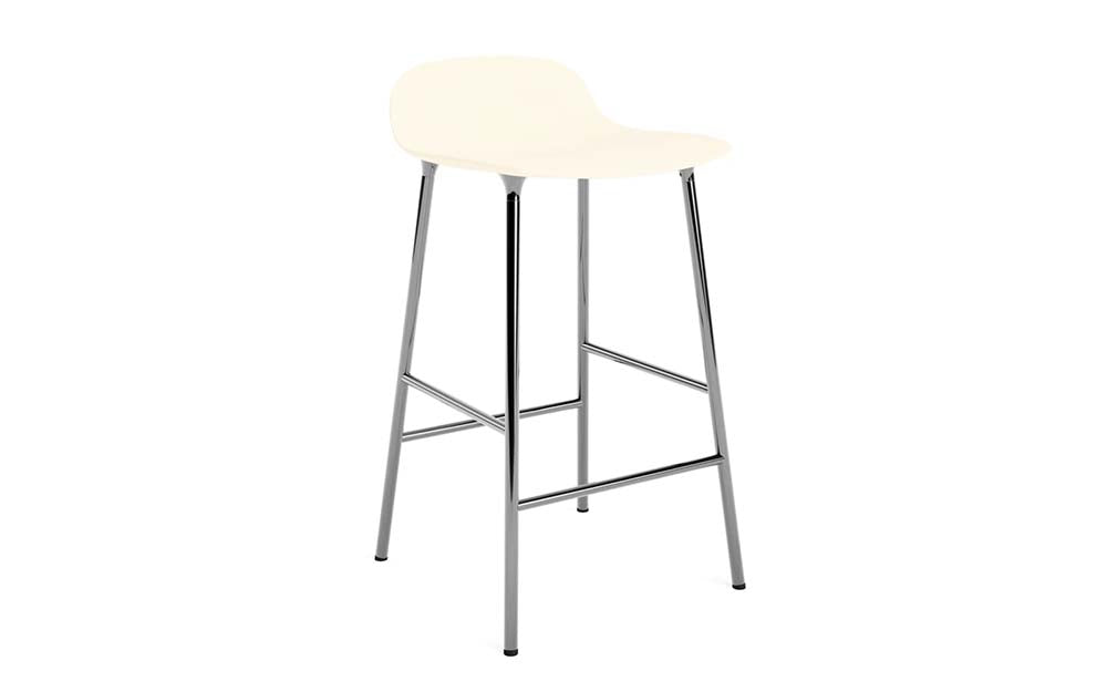 Normann Copenhagen - Form barkruk 65 cm chroom (set van 2)