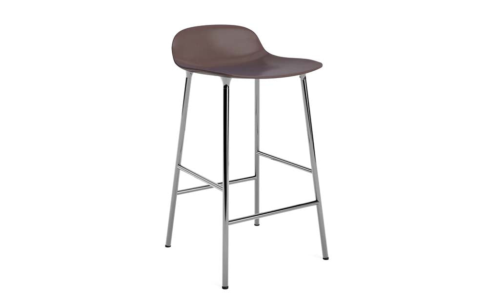 Normann Copenhagen - Form barkruk 65 cm chroom (set van 2)