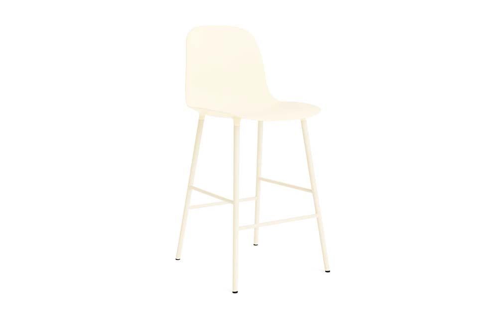 Normann Copenhagen - Form barstoel 65 cm staal (set van 2)