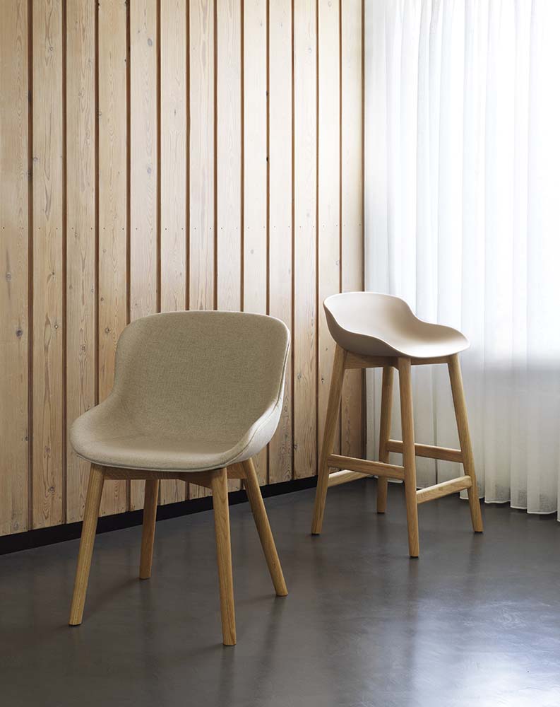 Normann Copenhagen - Hyg barkruk 65 cm eiken zand (set van 2)