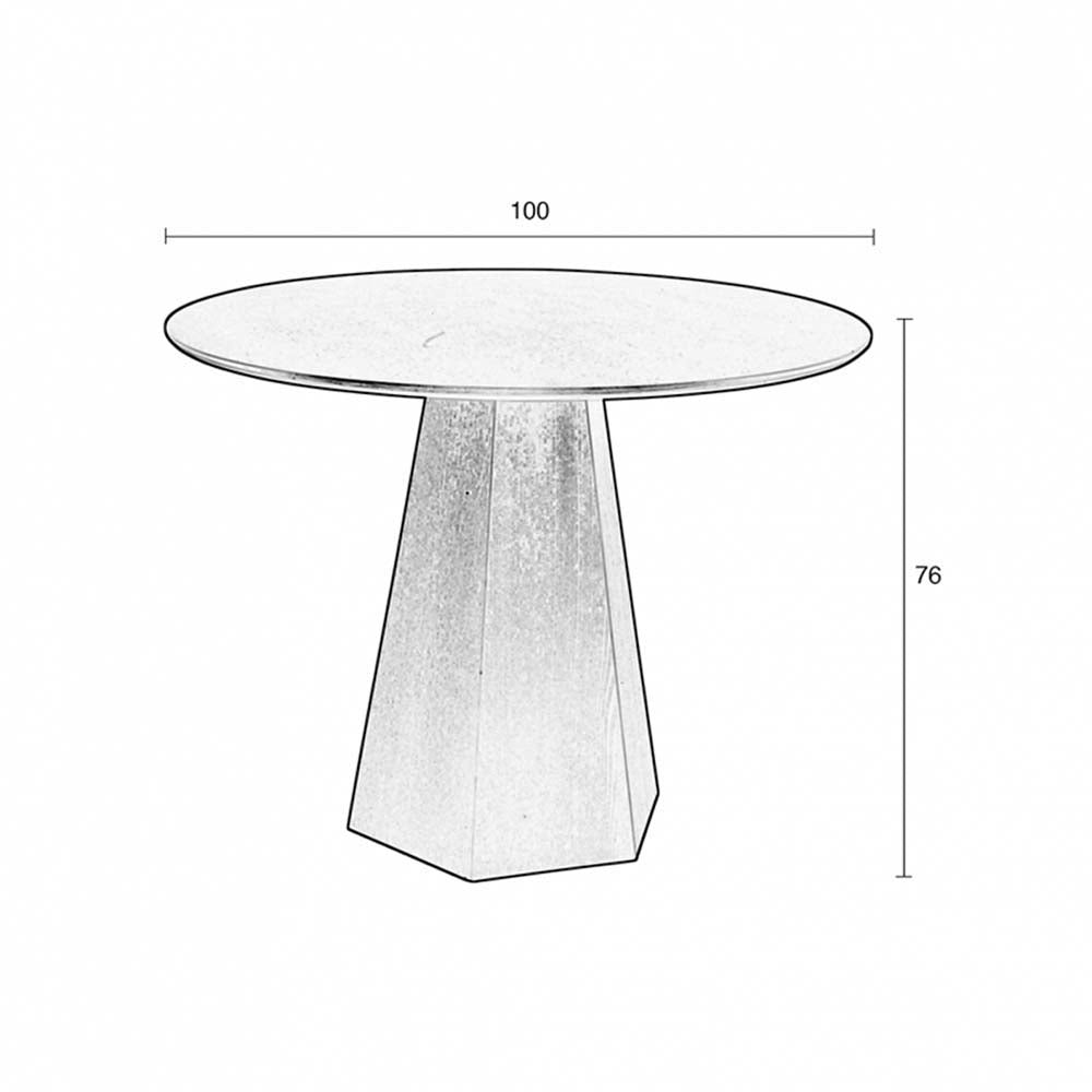 Zuiver - Pilar eetkamertafel 100 cm
