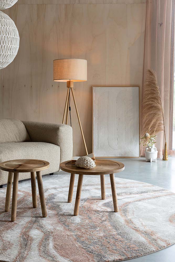 Zuiver - Fan Bamboo vloerlamp