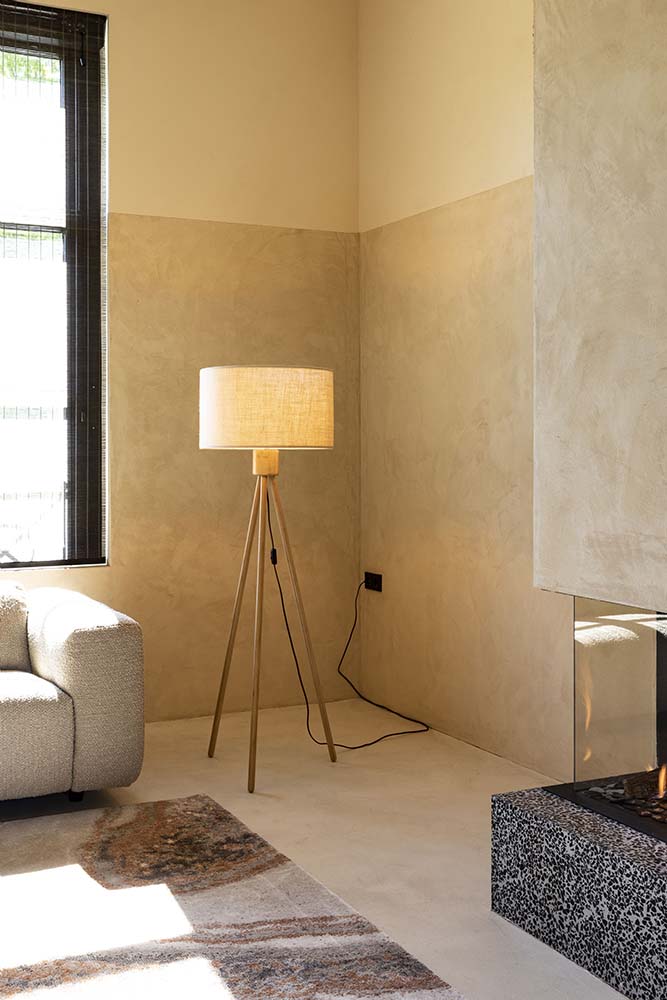 Zuiver - Fan Bamboo vloerlamp