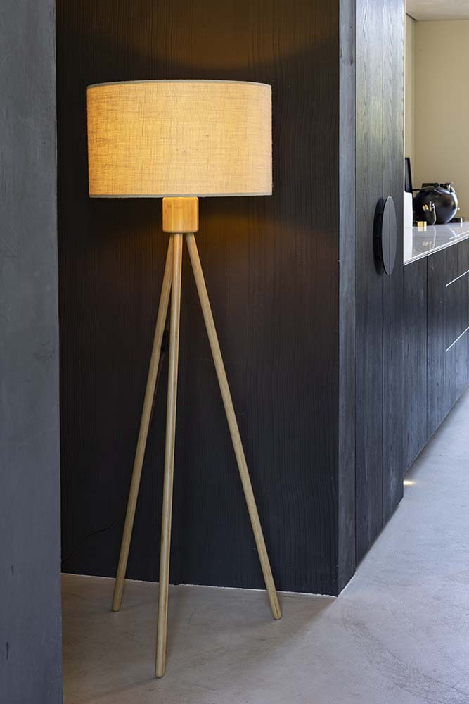 Zuiver - Fan Bamboo vloerlamp