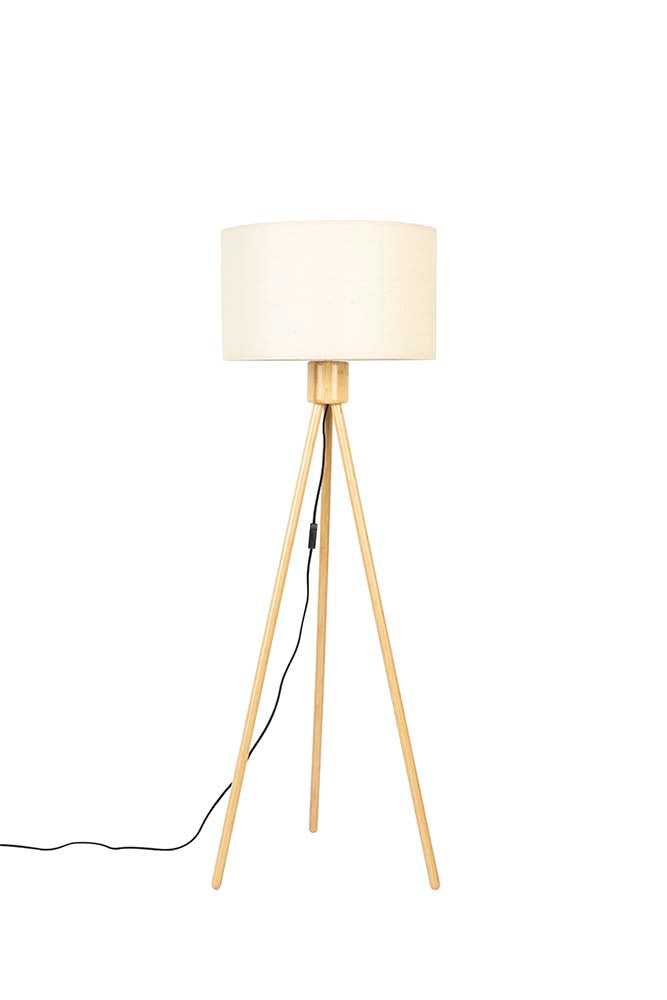 Zuiver - Fan Bamboo vloerlamp