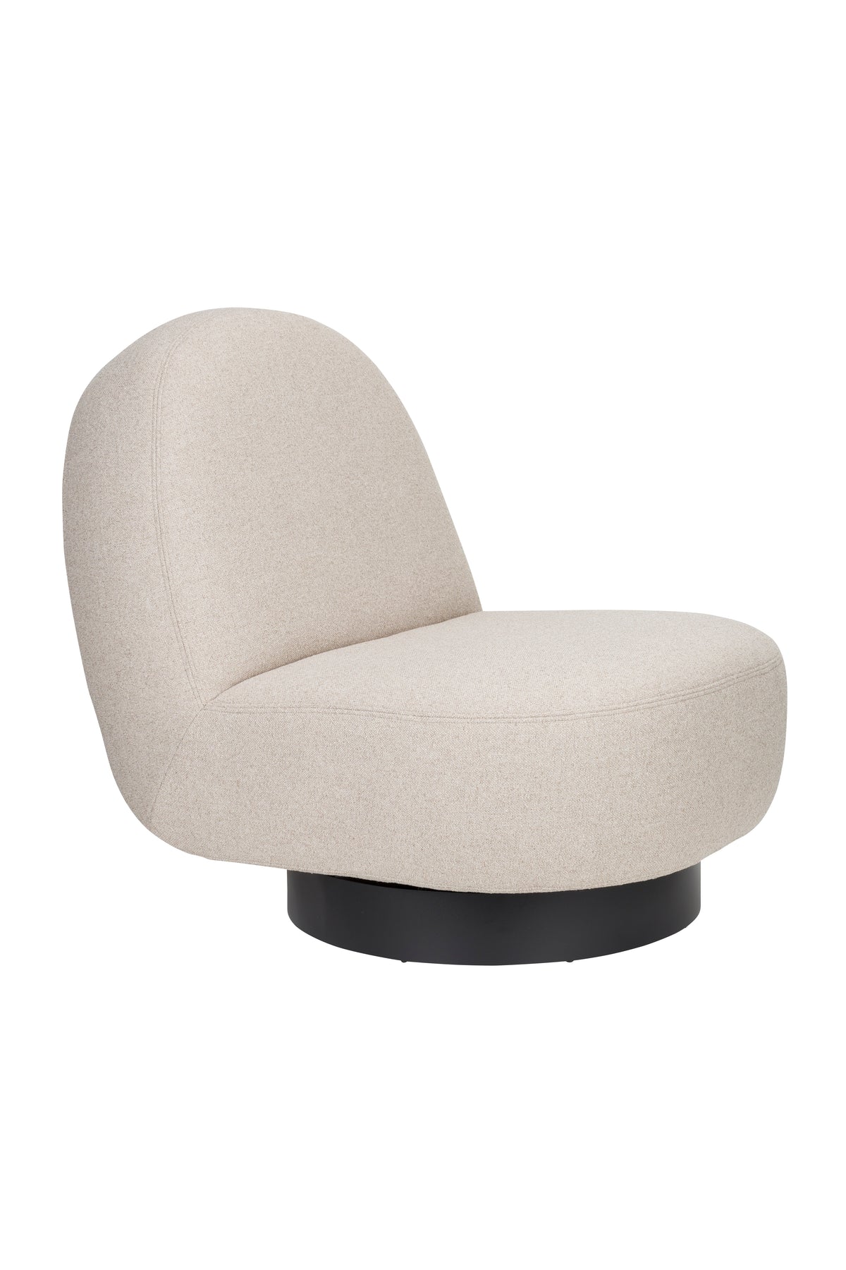 Zuiver Eden loungestoel Cappuccino