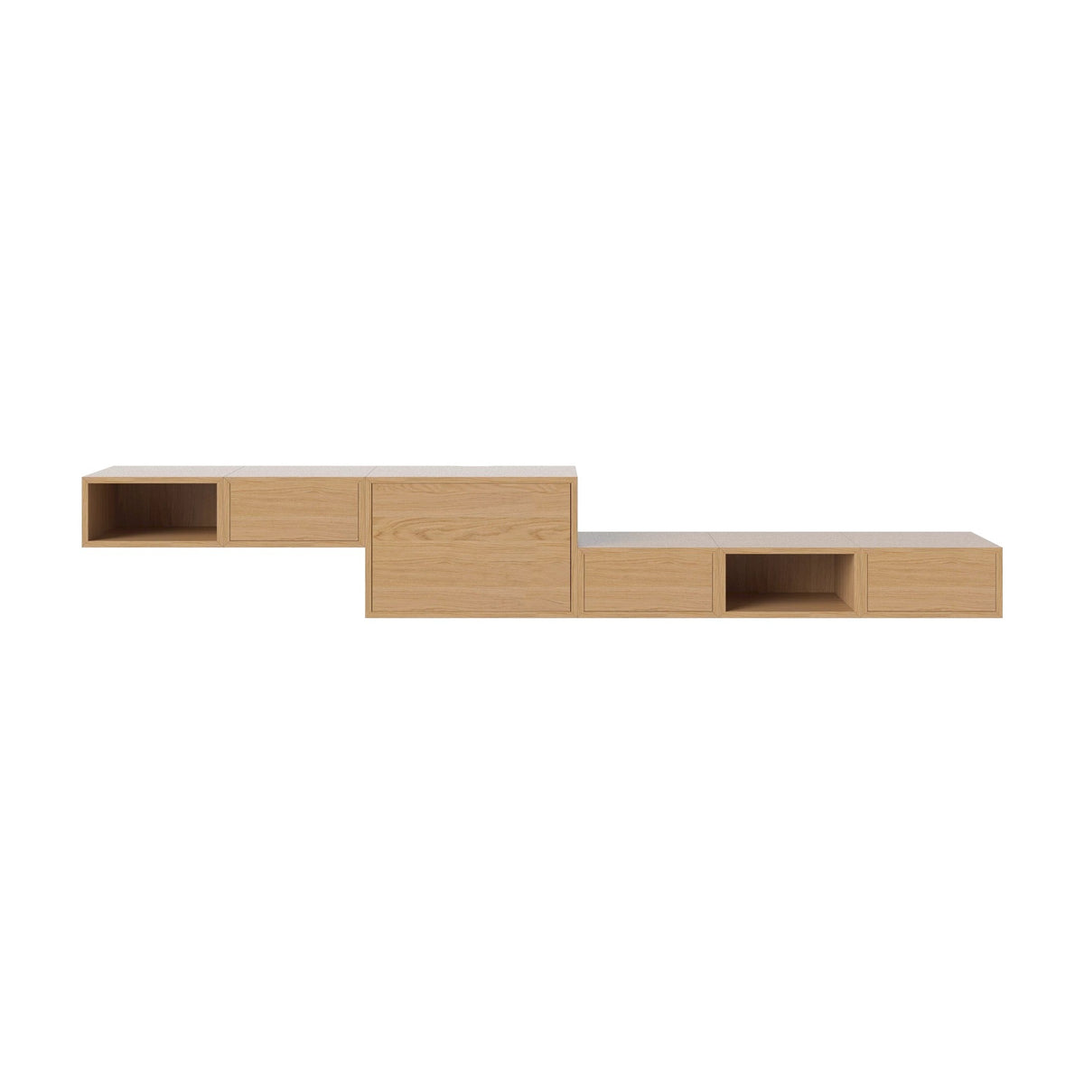 Bolia Case hifi-wandcombinatie 227,5 cm geolied eiken, 00-007-08_4802