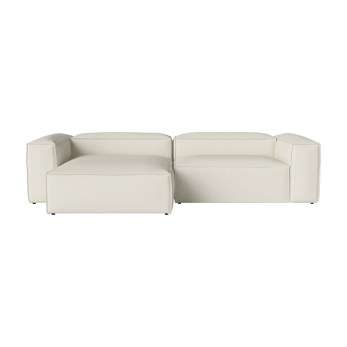 Bolia Cosima 3-zitsbank met chaise longue monza - bouclé - ivory, links, 00-054-09_00175