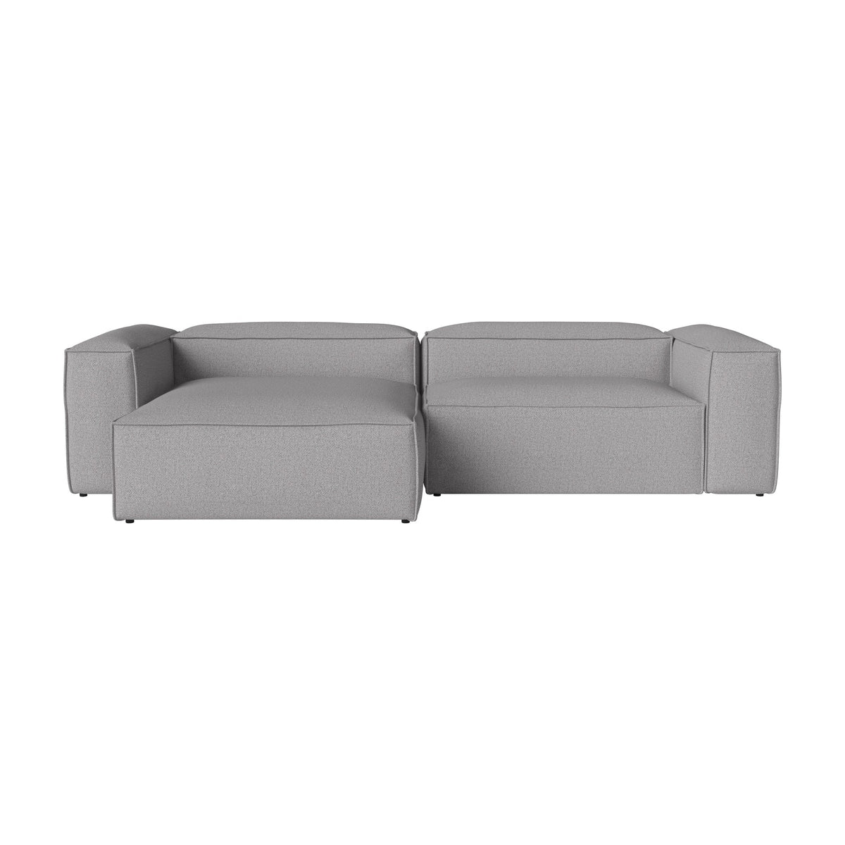 Bolia Cosima 3-zitsbank met chaise longue monza - bouclé - light grey, links, 00-054-09_00176