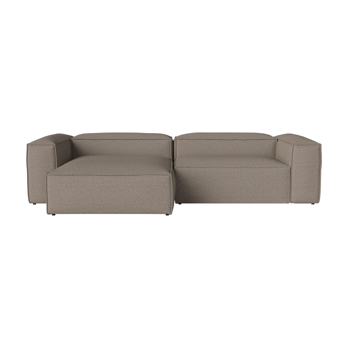 Bolia Cosima 3-zitsbank met chaise longue monza - bouclé - light brown, links, 00-054-09_00257