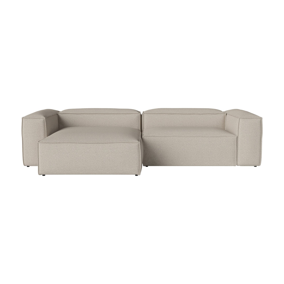 Bolia Cosima 3-zitsbank met chaise longue monza - bouclé - light sand, links, 00-054-09_00258