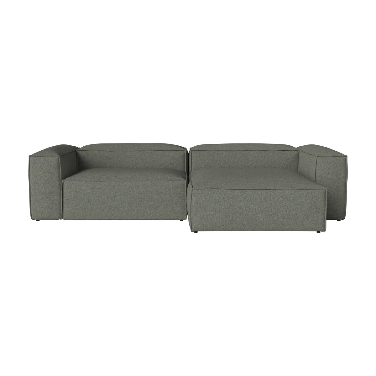 Bolia Cosima 3-zitsbank met chaise longue monza - bouclé - sea green, rechts, 00-054-10_00166