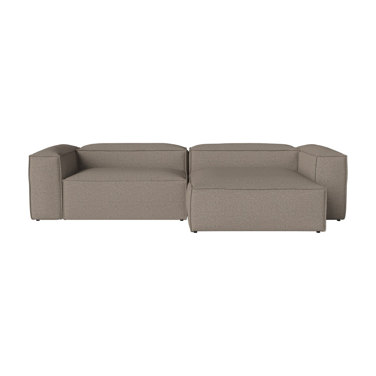 Bolia Cosima 3-zitsbank met chaise longue monza - bouclé - light brown, rechts, 00-054-10_00257