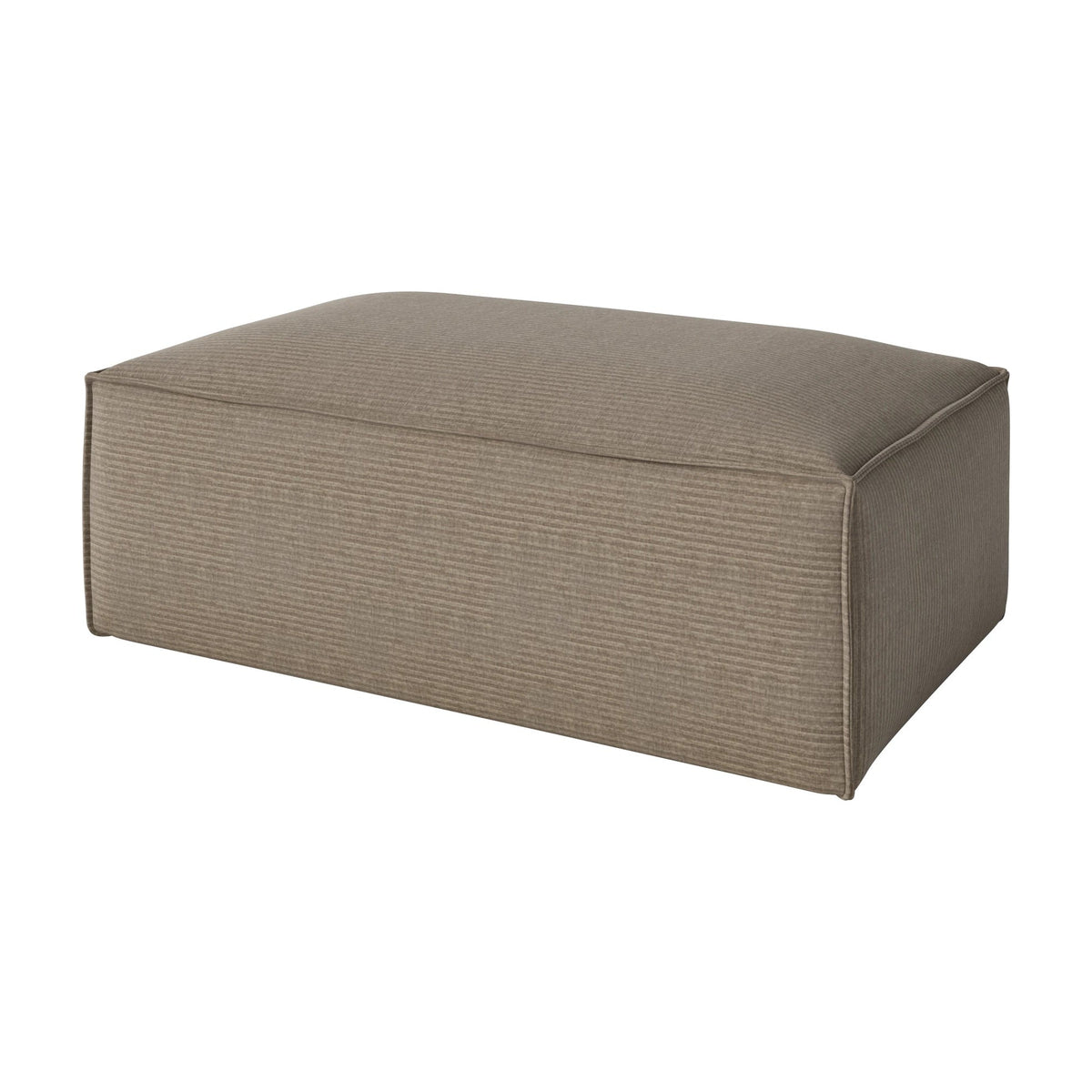 Bolia Cosima poef groot 100 cm globa - velvet - beige schuin aanzicht, 02-054-05_00223
