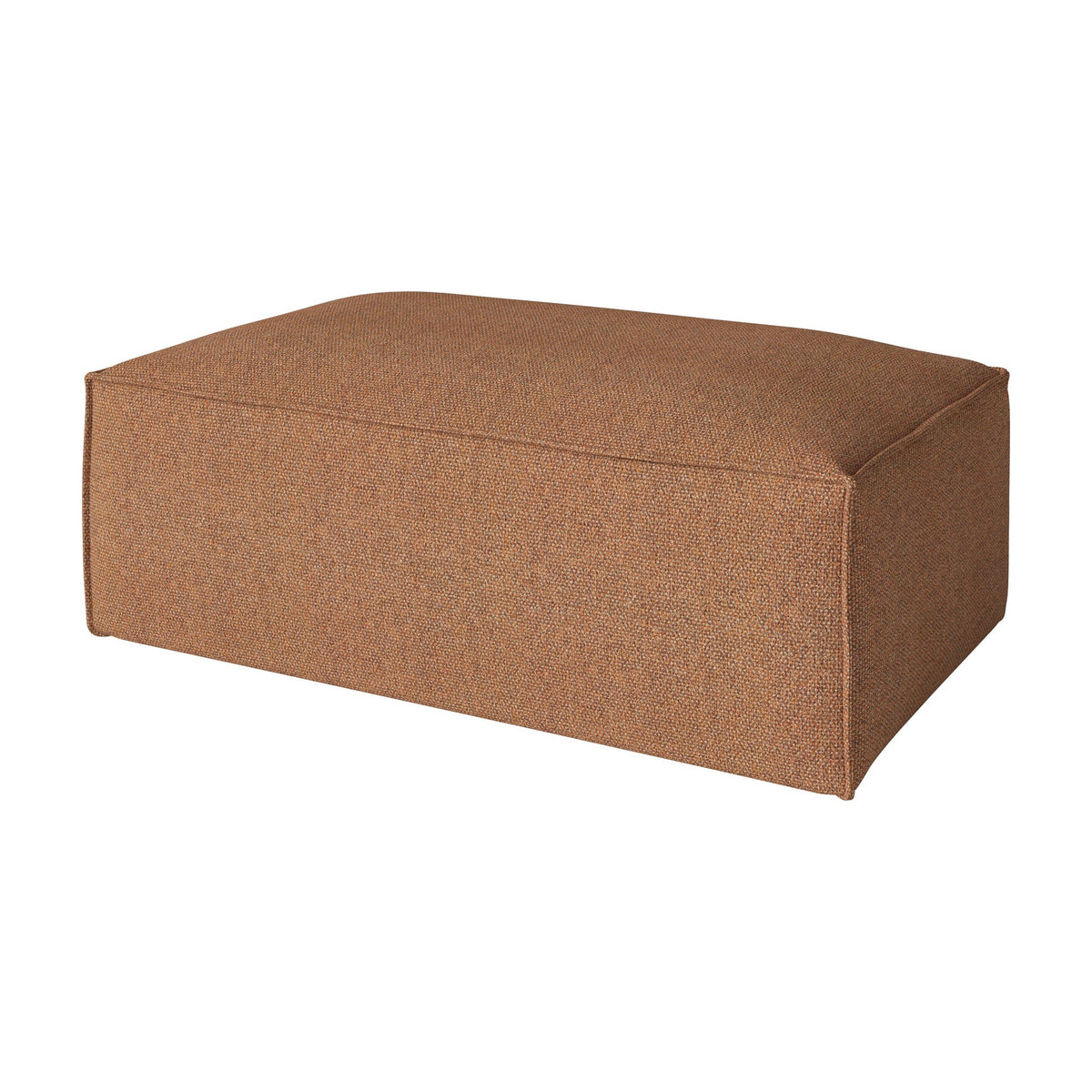 Bolia Cosima poef groot 100 cm monza - bouclé - amber schuin aanzicht, 02-054-05_00272