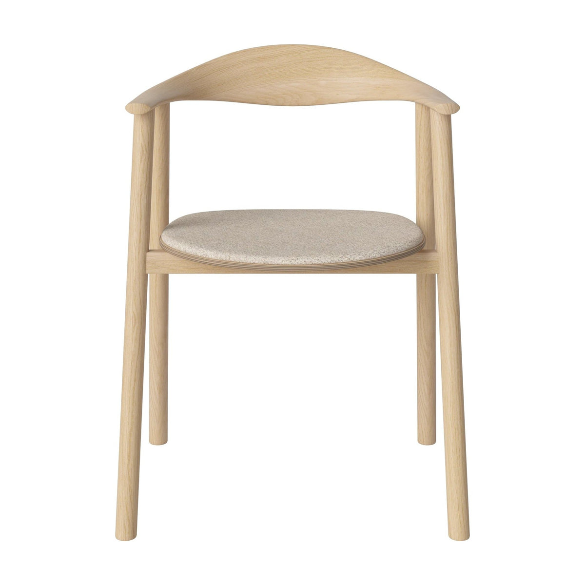 Bolia Swing Monza - Bouclé, Beige, Wit gepigmenteerd geolied eiken, 02-103-11_00063