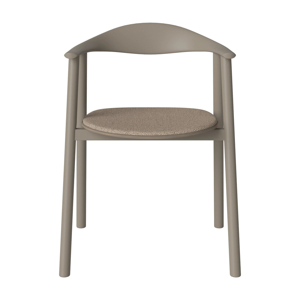 Bolia Swing Grijsbruin gelakt eiken met Monza Dark beige, 02-103-12_00001