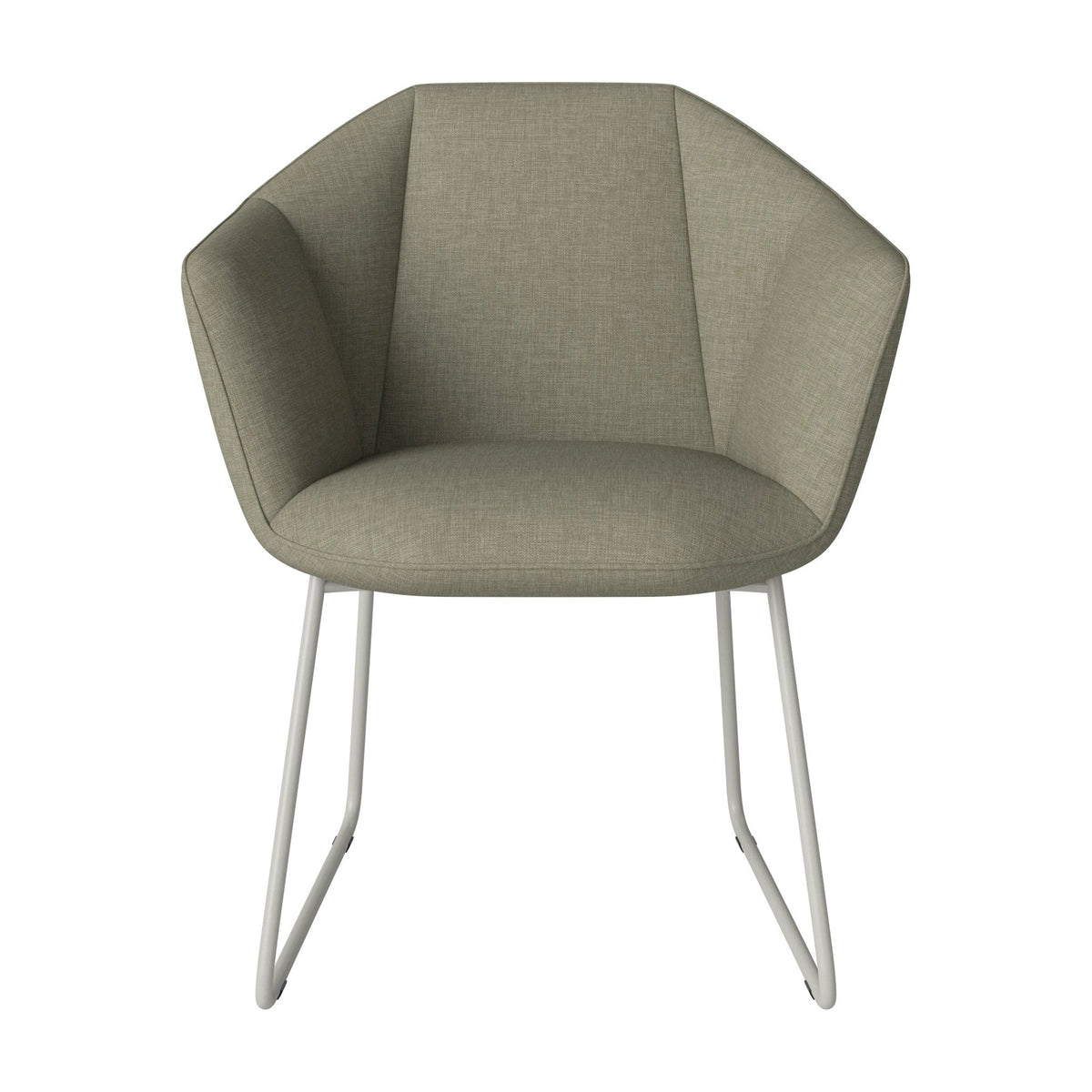 Bolia Kimono Nantes - Weefsel, Dust Green, Grijs gelakt staal, 02-309-01_01182