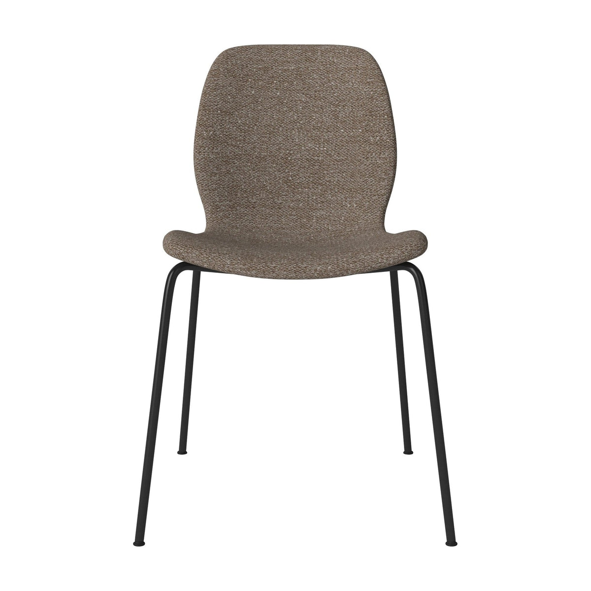 Bolia Seed Memory - Bouclé, Grey Brown, Zwart gelakt staal, 02-327-20_00619