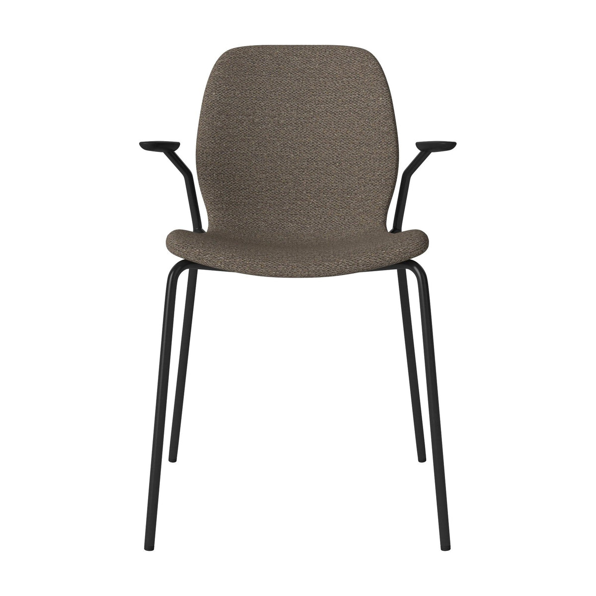 Bolia Seed Memory - Bouclé, Light Brown, Zwart gelakt staal, 02-327-30_00048