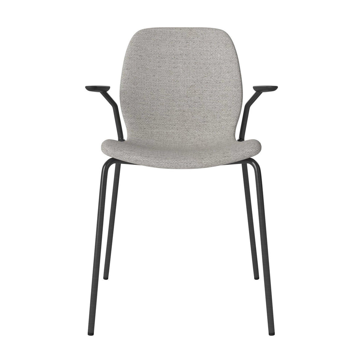 Bolia Seed Memory - Bouclé, Light Grey, Zwart gelakt staal, 02-327-30_00049
