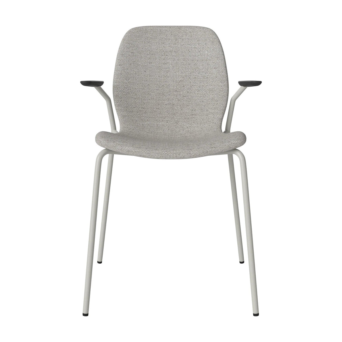 Bolia Seed Memory - Bouclé, Light Grey, Grijs gelakt staal, 02-327-30_00186