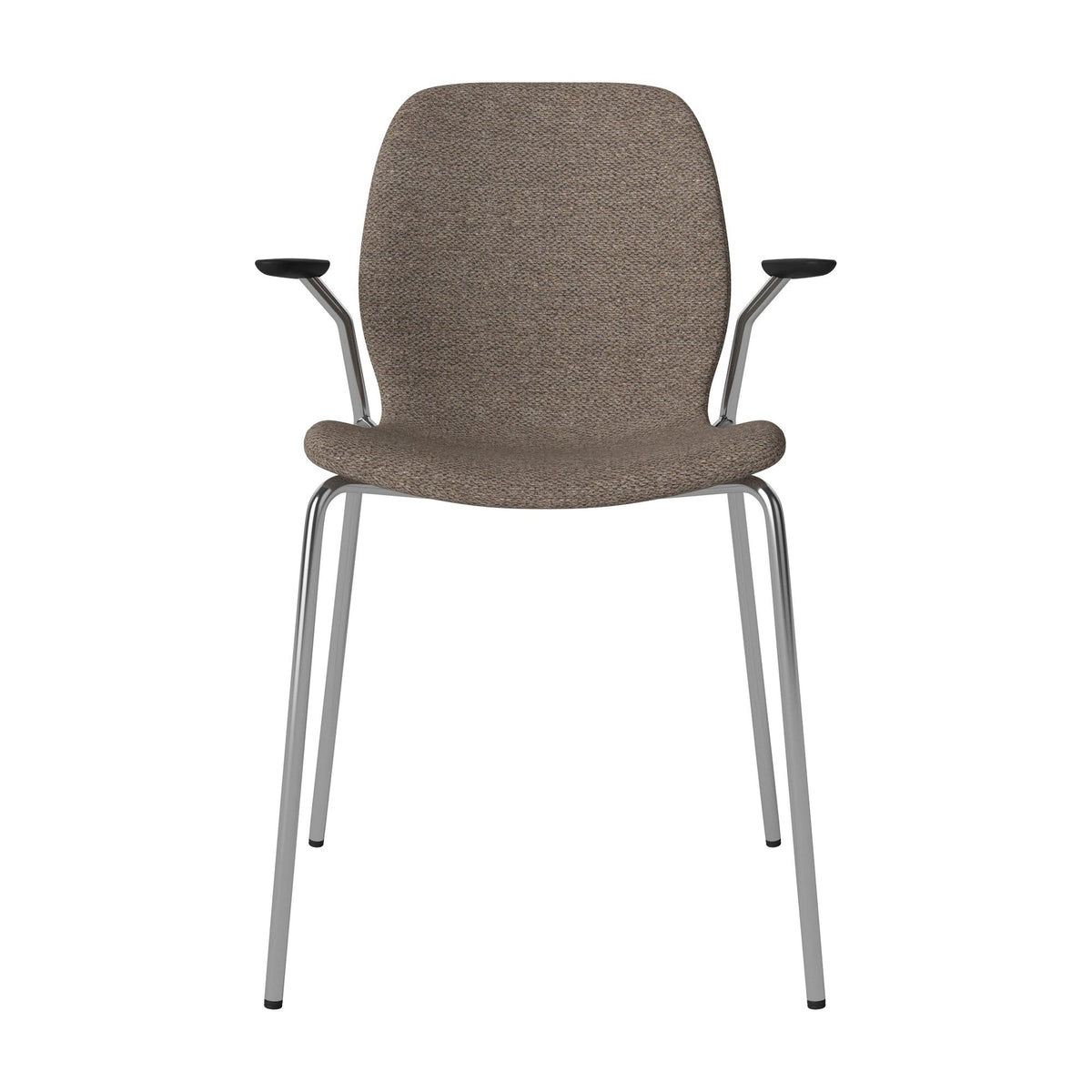 Bolia Seed Memory - Bouclé, Dark beige, Verchroomd staal, 02-327-30_00248