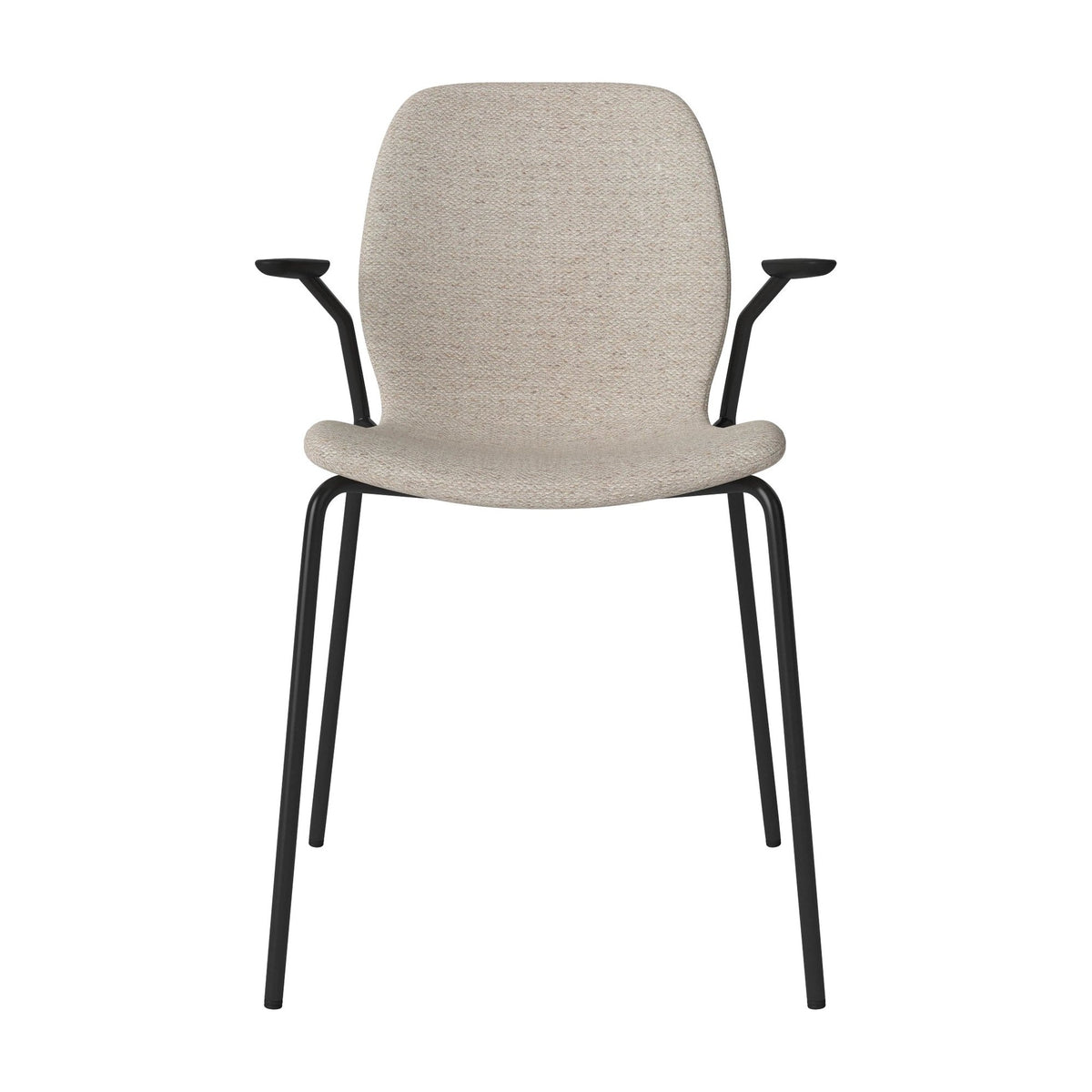 Bolia Seed Memory - Bouclé, Beige, Zwart gelakt staal, 02-327-30_00527