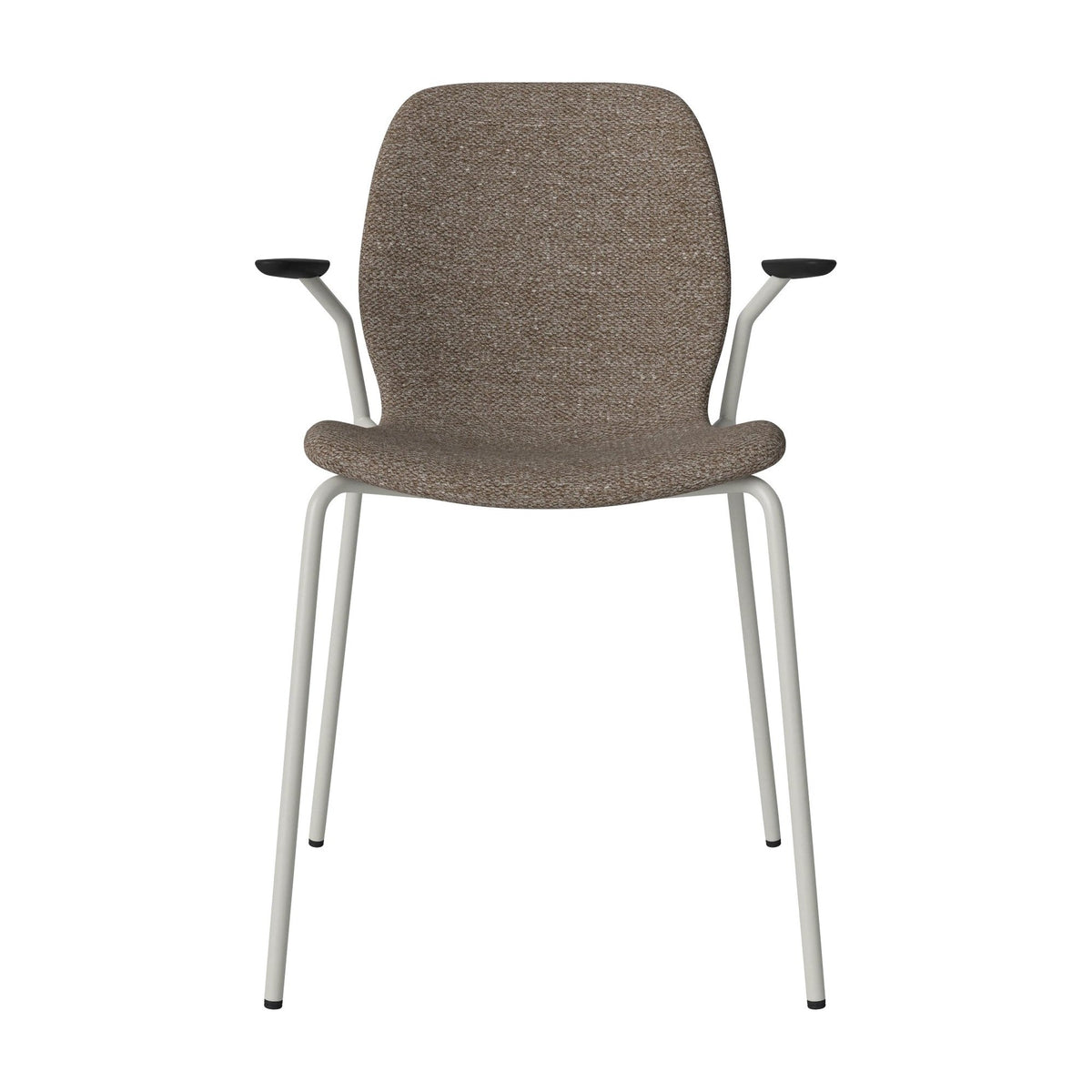 Bolia Seed Memory - Bouclé, Grey Brown, Grijs gelakt staal, 02-327-30_00615
