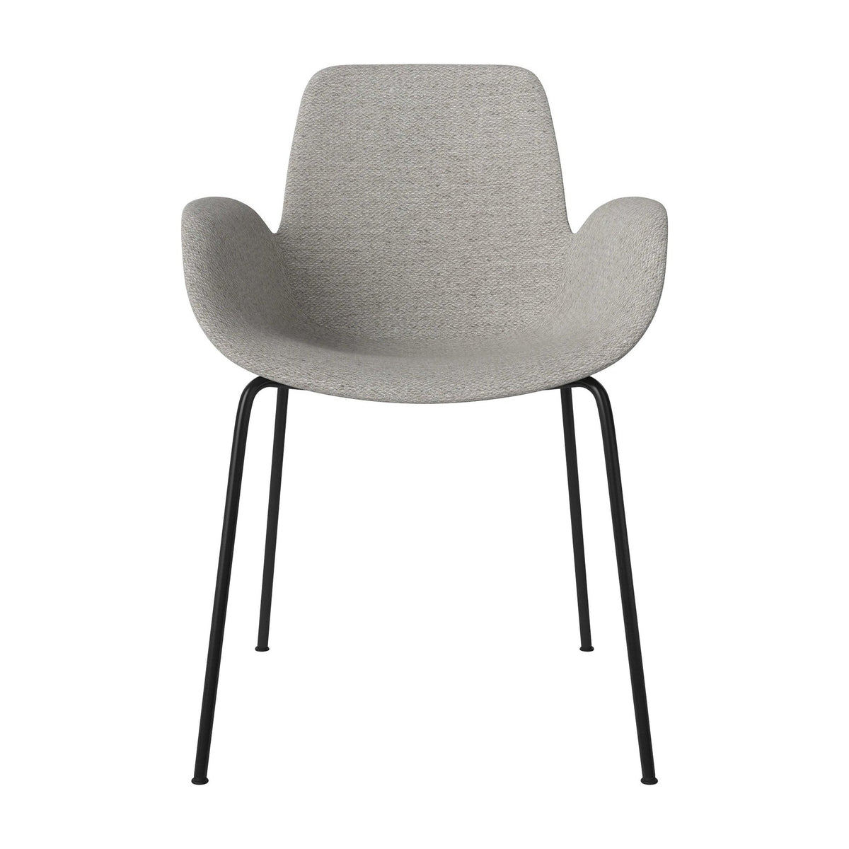 Bolia Seed Memory - Bouclé, Light Grey, Zwart gelakt staal, 02-327-51_00148