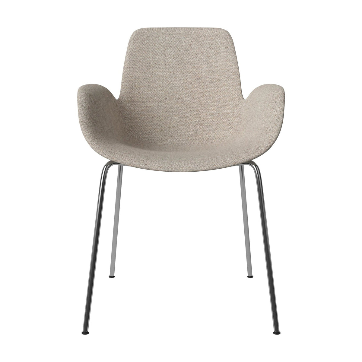 Bolia Seed Memory - Bouclé, Beige, Verchroomd staal, 02-327-51_00485