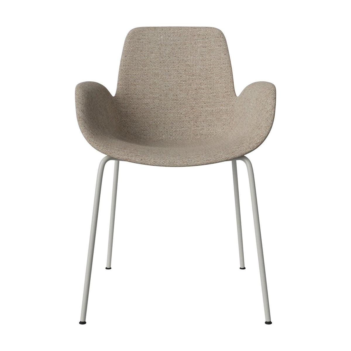 Bolia Seed Memory - Bouclé, Sand, Grijs gelakt staal, 02-327-51_00495
