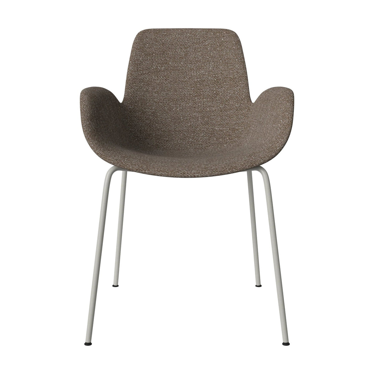 Bolia Seed Memory - Bouclé, Grey Brown, Grijs gelakt staal, 02-327-51_00575